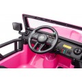 Ružové vozidlo Jeep Monster