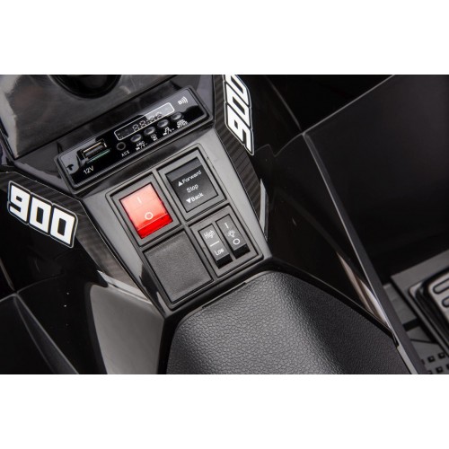 Štvorkolka 4x4 ATV WOLF  čierna