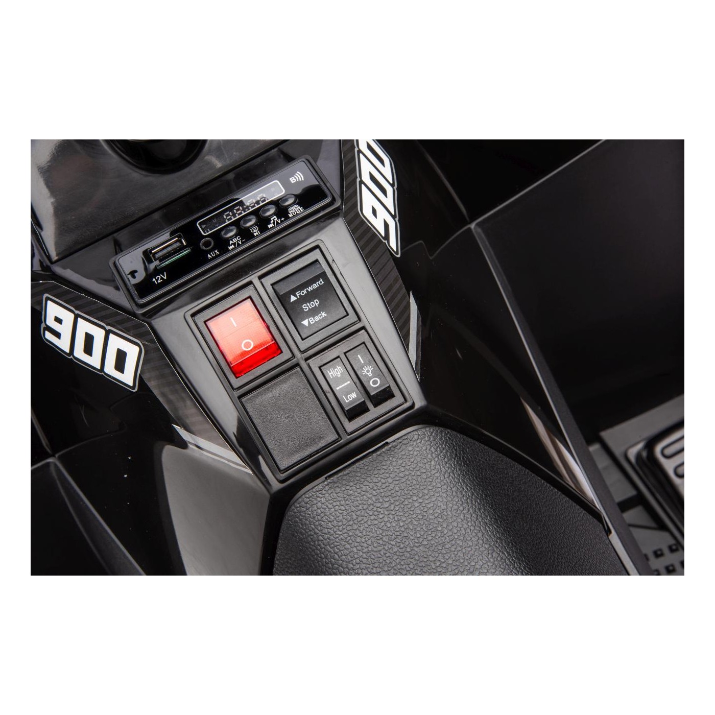 Štvorkolka 4x4 ATV WOLF  čierna