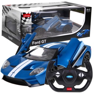 Ford GT modrý RASTAR model 1:14 Diaľkovo ovládané auto + Ovládač 2,4 GHz