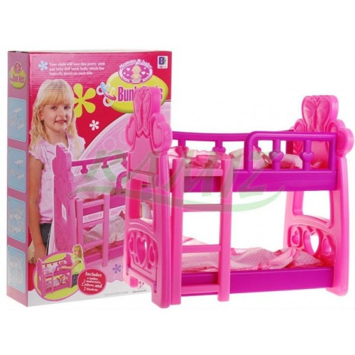 Postieľka Poschodová Pre Bábiky