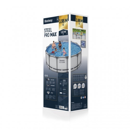 Bazén rámový Steel Pro MAX 396x122 13FT BESTWAY 5w1 + Príslušenstvo