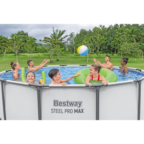 Bazén rámový Steel Pro MAX 396x122 13FT BESTWAY 5w1 + Príslušenstvo