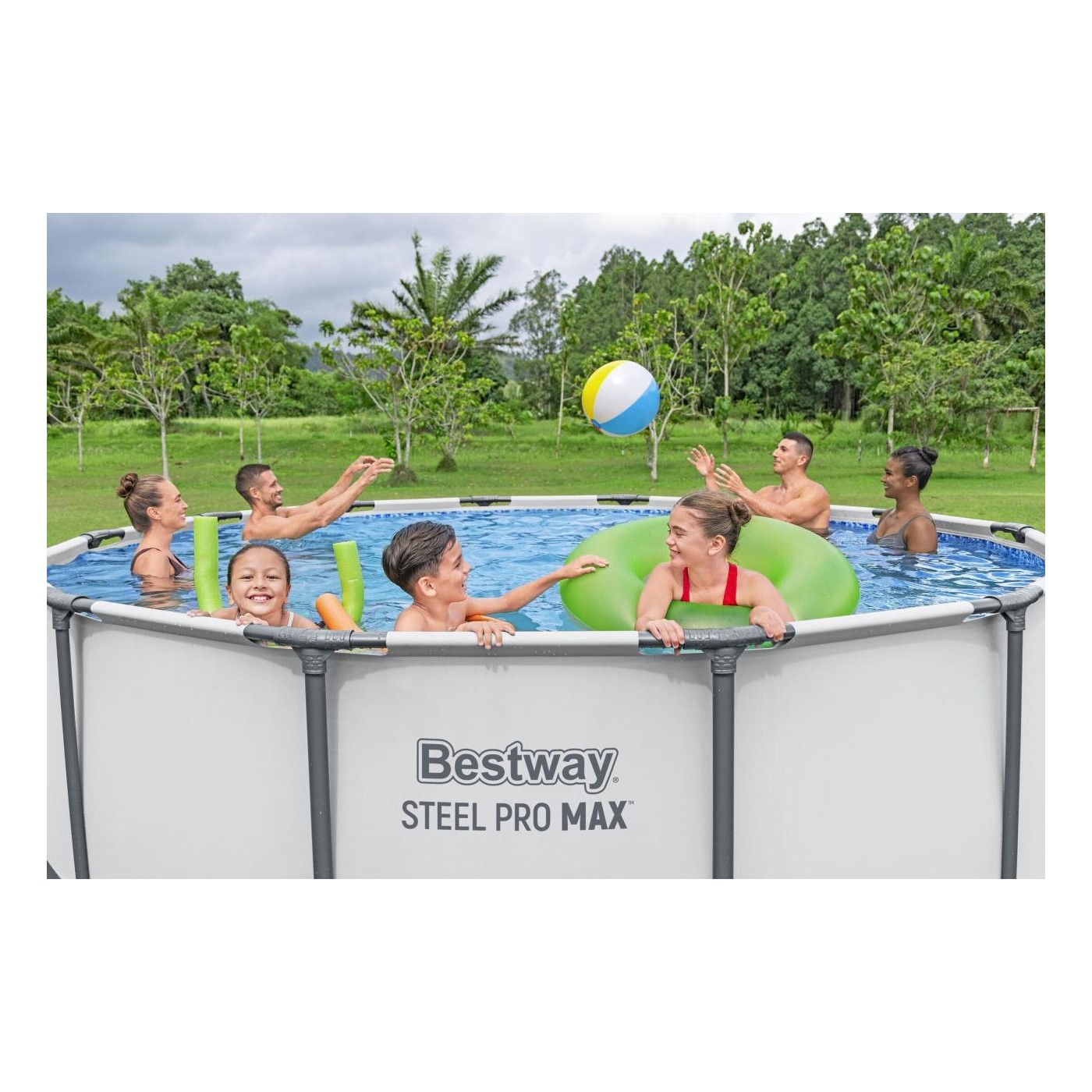 Bazén rámový Steel Pro MAX 396x122 13FT BESTWAY 5w1 + Príslušenstvo
