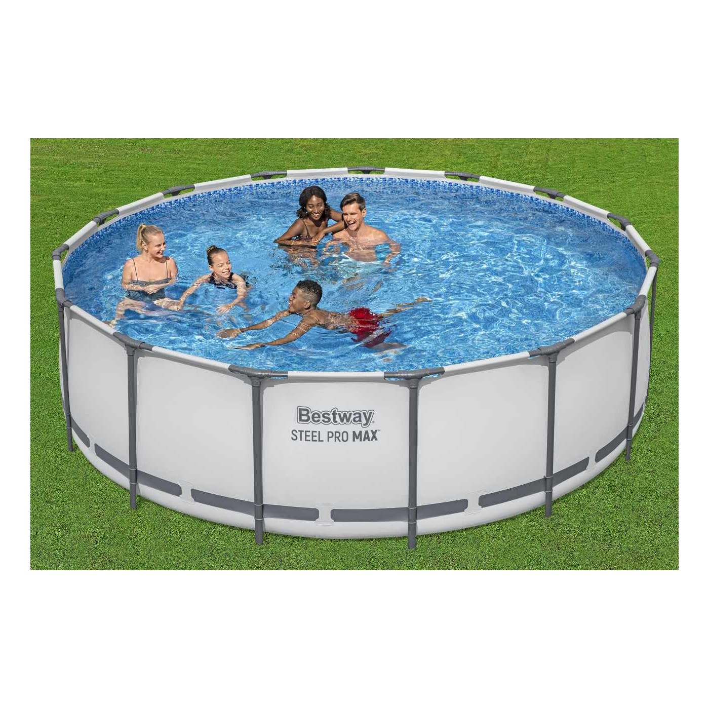 Bazén rámový Steel Pro MAX 457x122 15FT BESTWAY 5w1 + Príslušenstvo