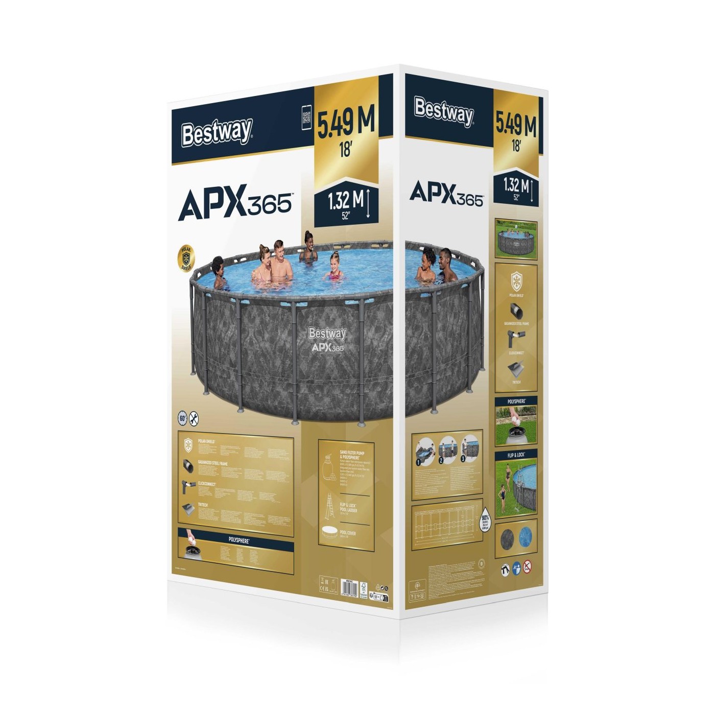 Rámový bazén 18FT 549x132 cm APX 365 BESTWAY