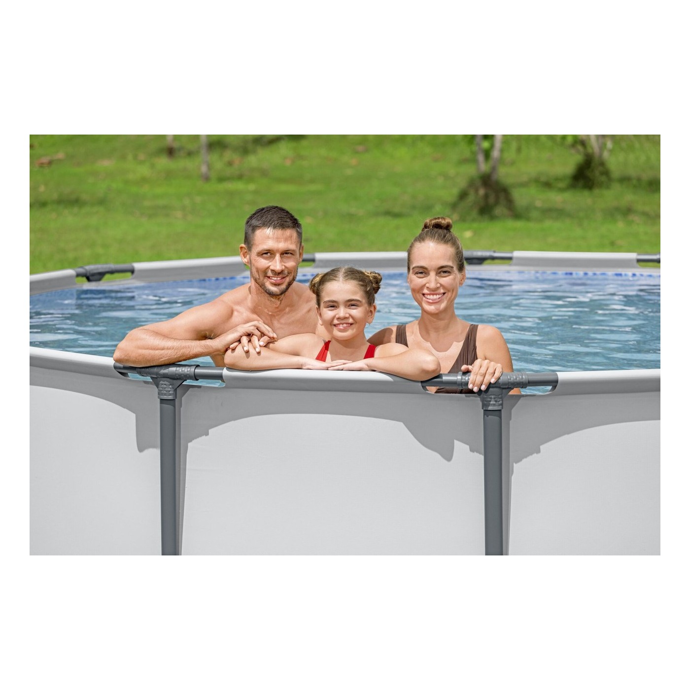 Bazén rámový Steel Pro MAX 427x107 Sivý 14FT BESTWAY 5w1 + Príslušenstvo