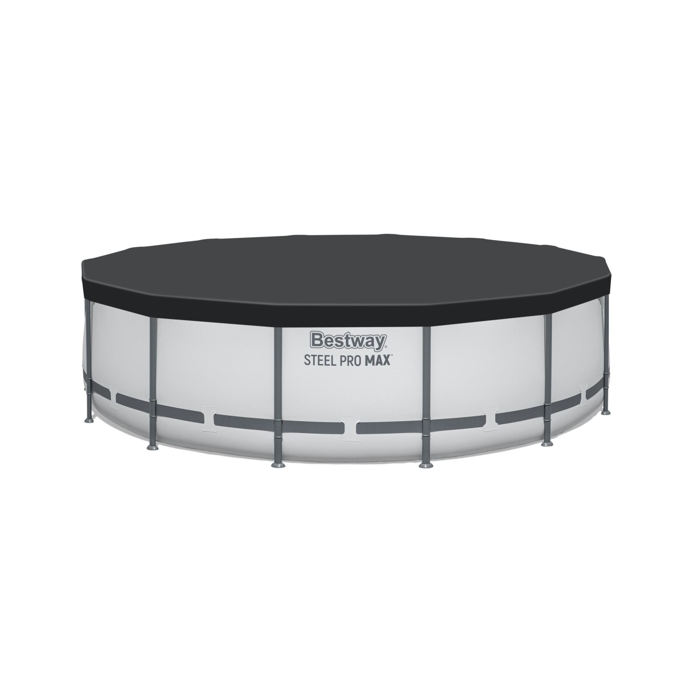 Bazén rámový Steel Pro MAX 427x107 Sivý 14FT BESTWAY 5w1 + Príslušenstvo