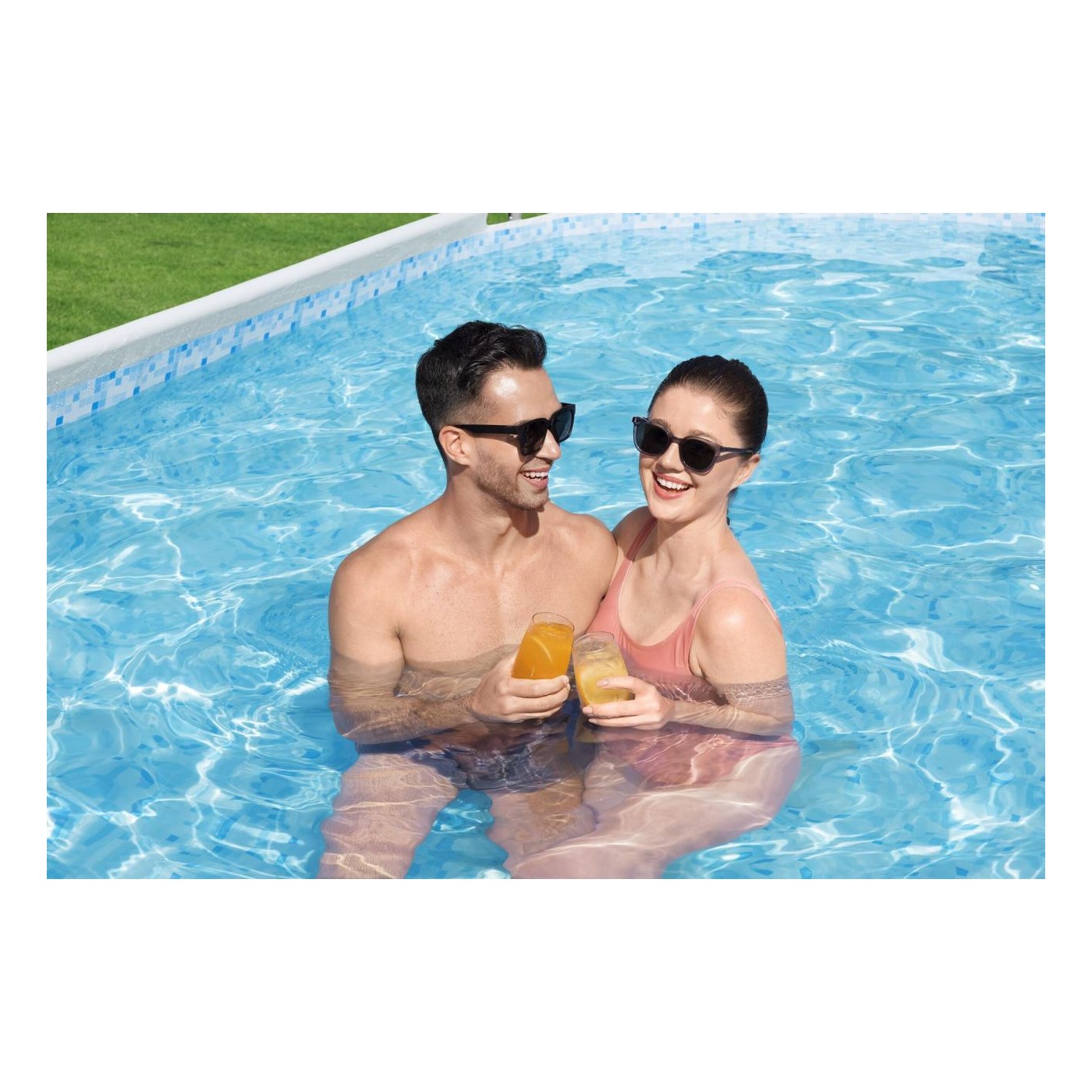 Rámový bazén 16 x 10 FT / 488 x 305 x 107 cm Power Steel BESTWAY