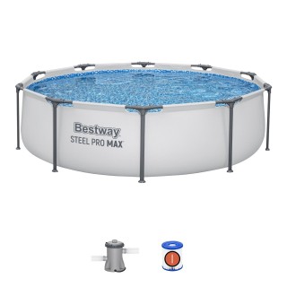 Bazén rámový Steel Pro MAX 305x76 Kruhový 10FT BESTWAY 3w1
