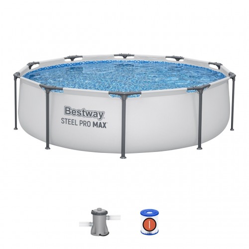 Bazén rámový Steel Pro MAX 305x76 Kruhový 10FT BESTWAY 3w1