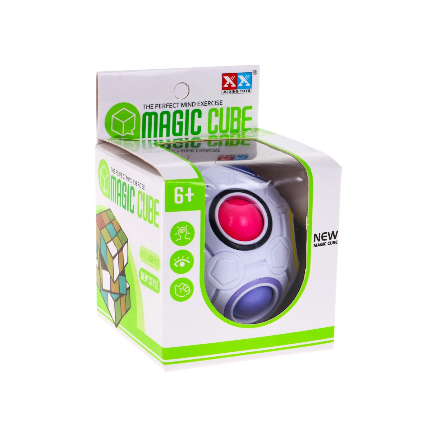 Magická gulička pre deti 3+ Farebná senzorická hračka + Cvičenie rúk