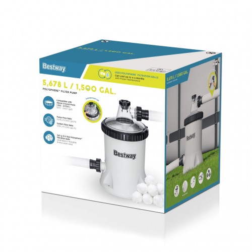 Filtračná kazeta Bestway Polysphere FlowClear 1500gal s čerpadlom