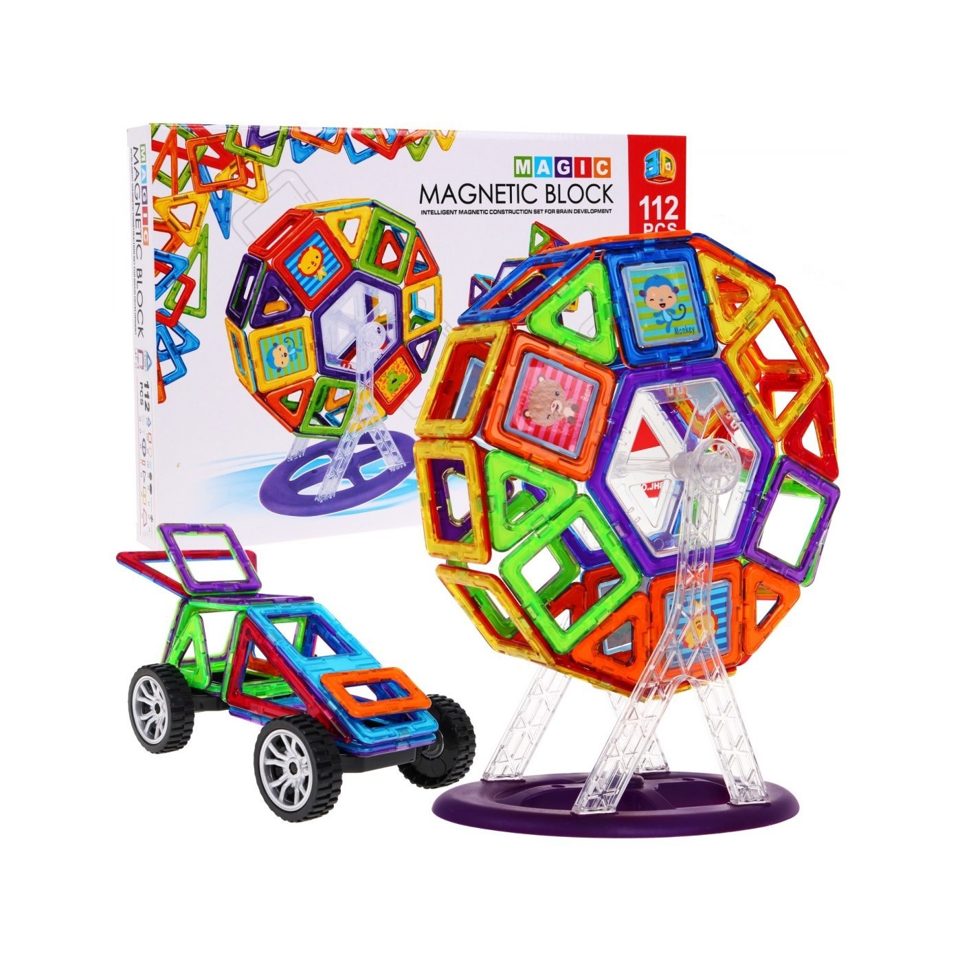 Magické Kocky Magnetické 112 dielov