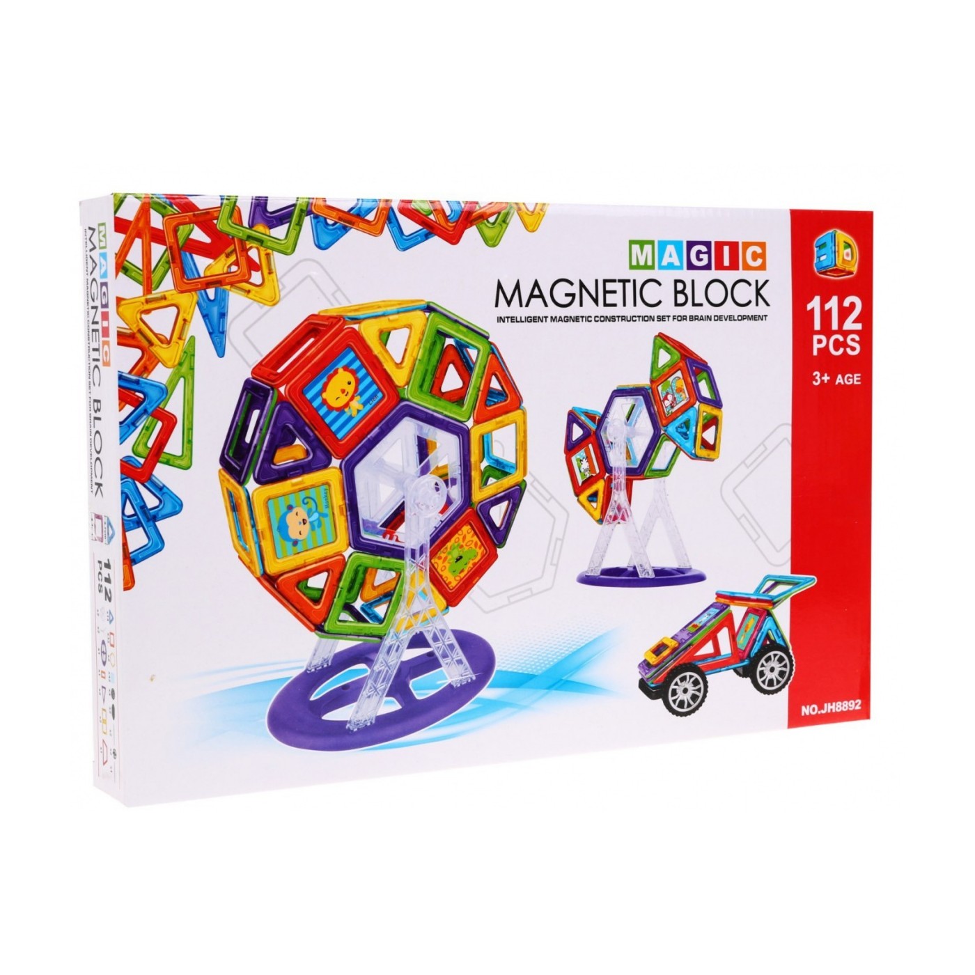 Magické Kocky Magnetické 112 dielov