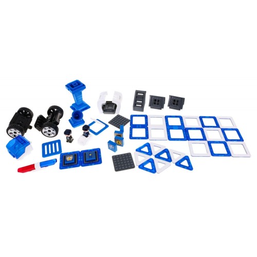 Magické Kocky Magnetické Stanovište polície policjané autá