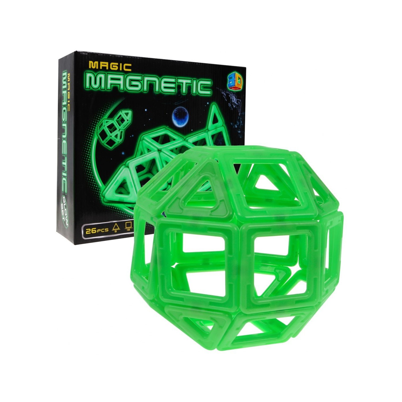 Magické Kocky Magnetické Svetia v Tme