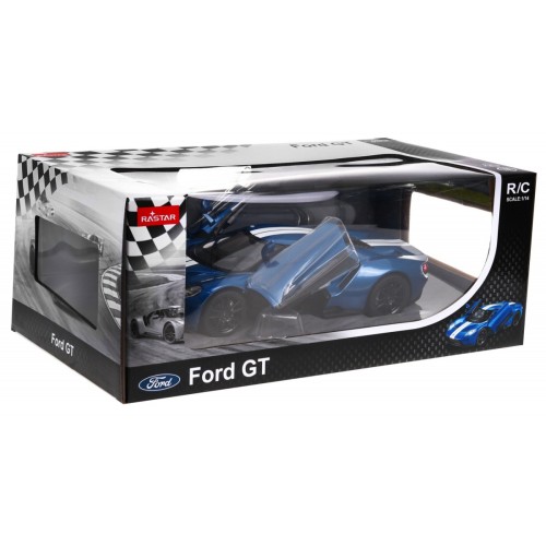 Ford GT modrý RASTAR model 1:14 Diaľkovo ovládané auto + Ovládač 2,4 GHz