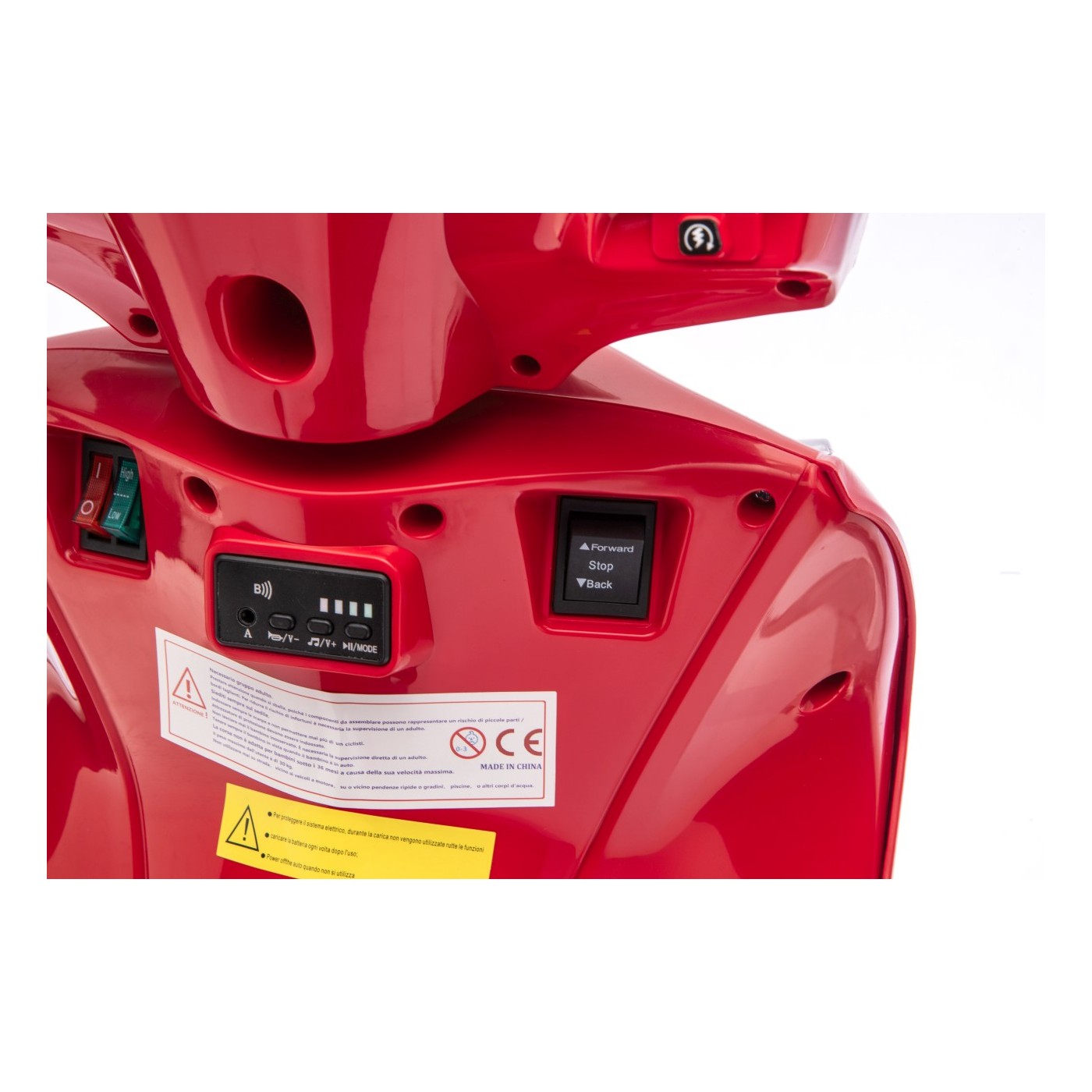 Skúter HONDA SH125I Červený