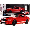 Ford Shelby Mustang GT500 červený RASTAR model 1:14 Diaľkovo ovládané auto + ovládač