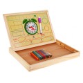 Drevená magnetická tabuľa pre deti 3+ Vzdelávacia sada + Príslušenstvo