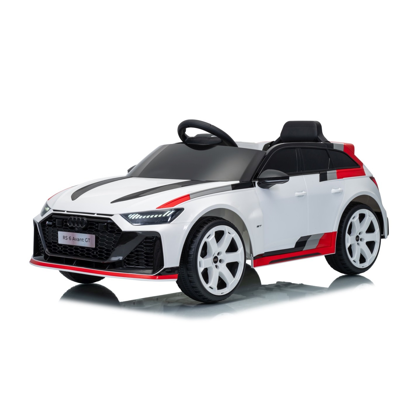Vozidlo Audi RS6 Avant GT bielej farby