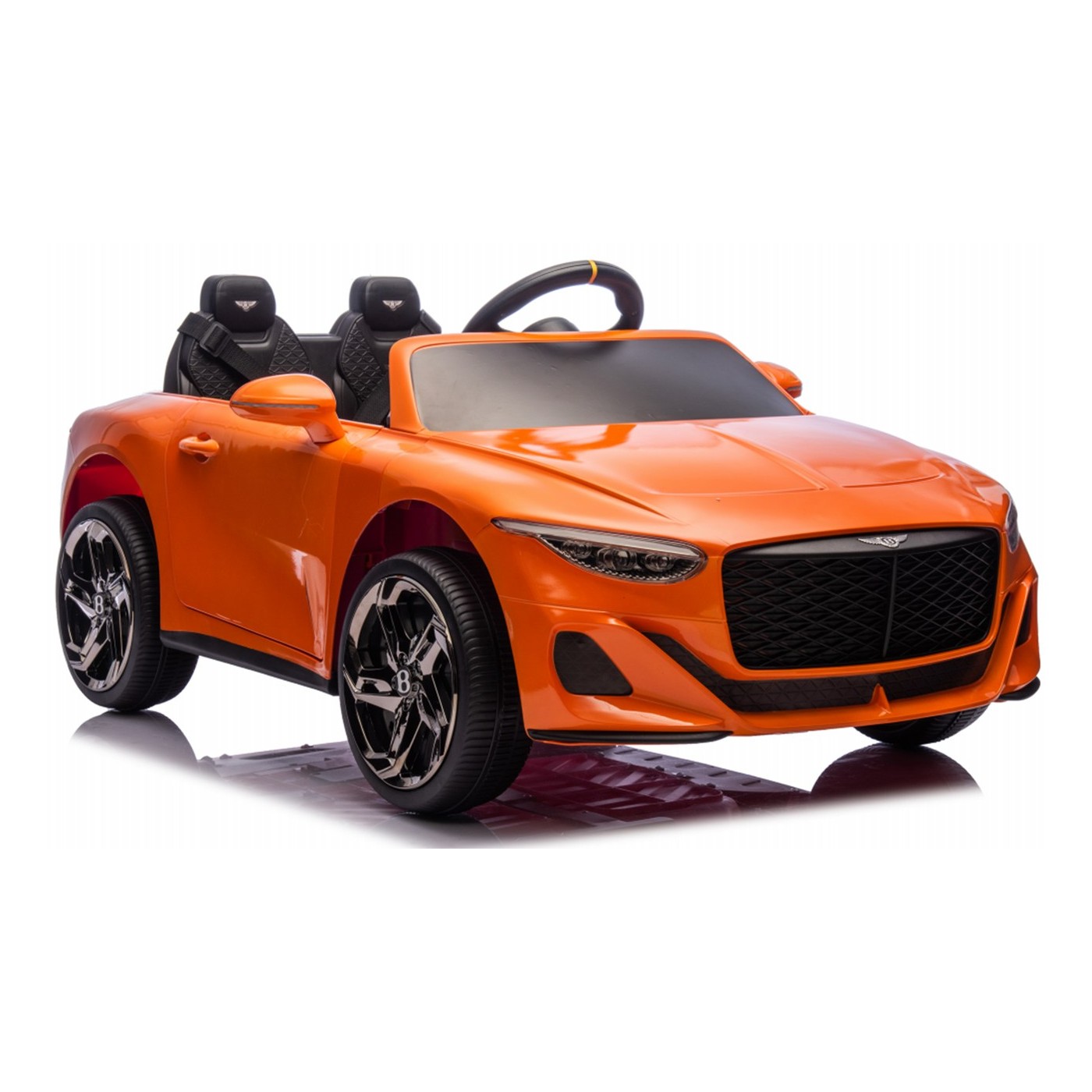 Vozidlo Bentley Batur Convertible v oranžovej farbe