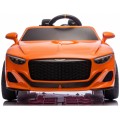 Vozidlo Bentley Batur Convertible v oranžovej farbe