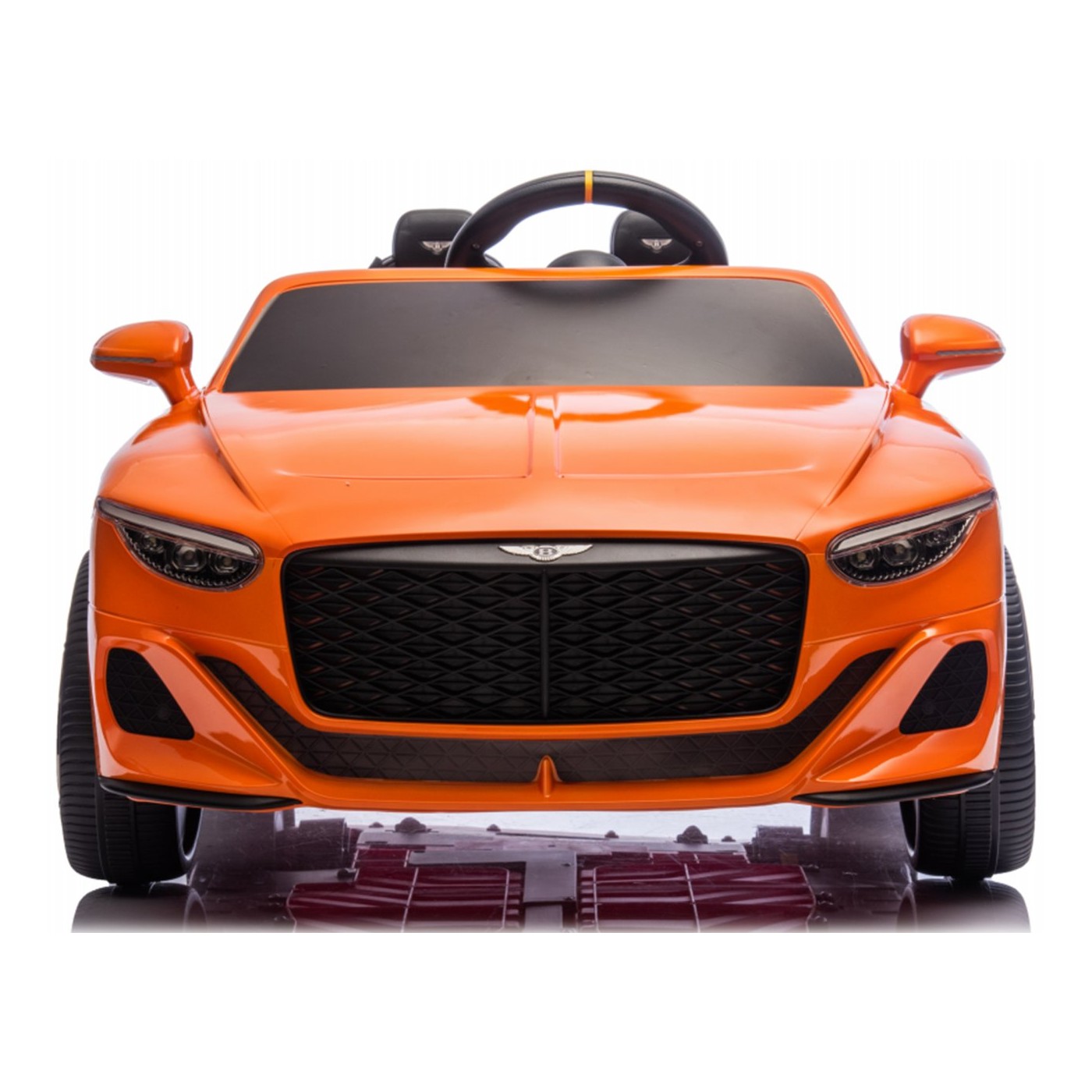 Vozidlo Bentley Batur Convertible v oranžovej farbe