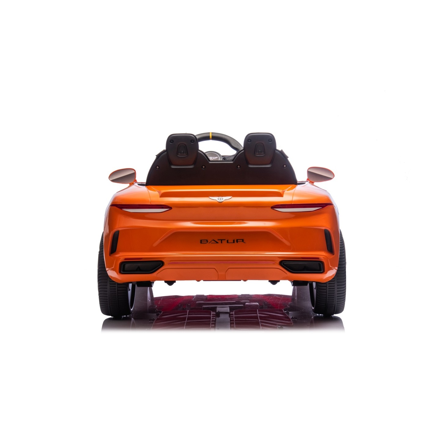 Vozidlo Bentley Batur Convertible v oranžovej farbe