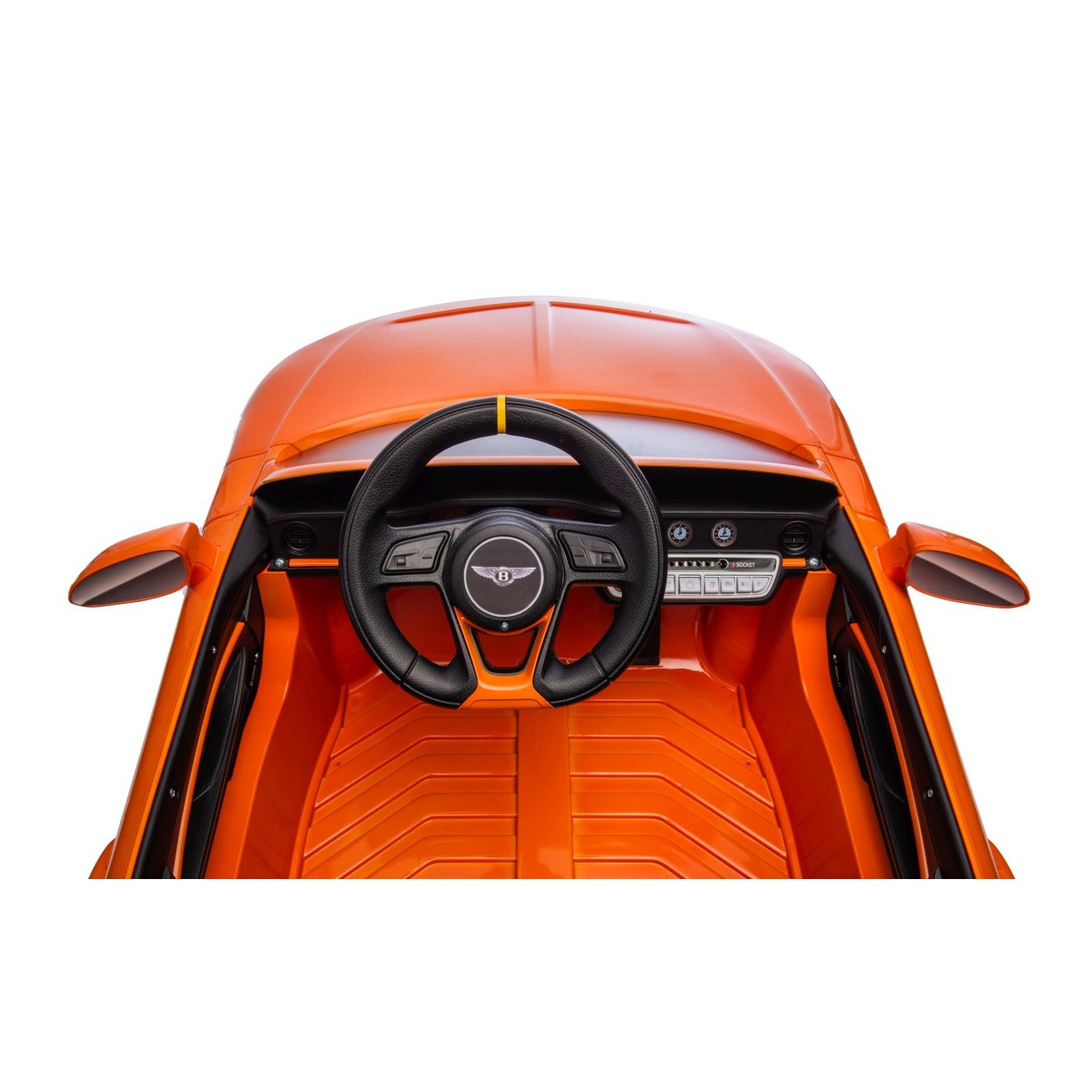 Vozidlo Bentley Batur Convertible v oranžovej farbe