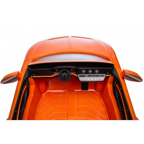Vozidlo Bentley Batur Convertible v oranžovej farbe