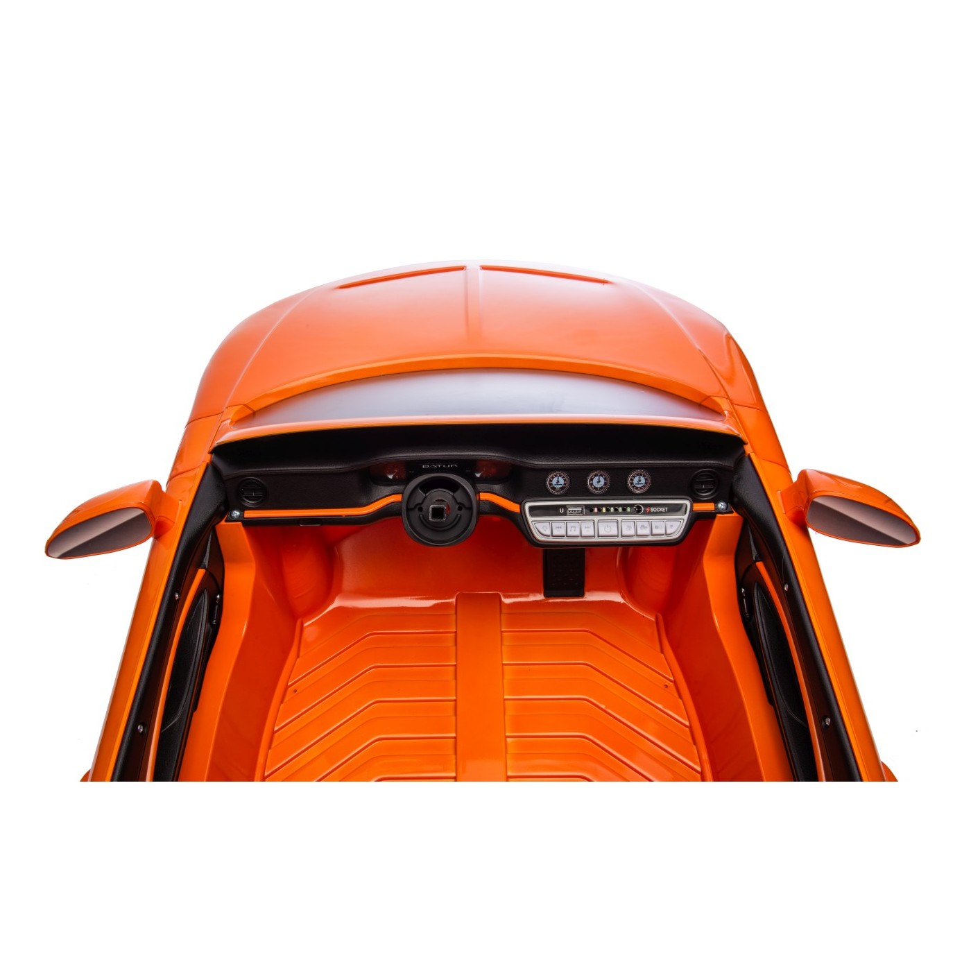 Vozidlo Bentley Batur Convertible v oranžovej farbe
