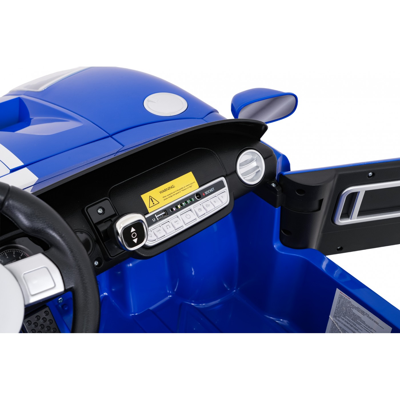 Modré vozidlo Ford GT