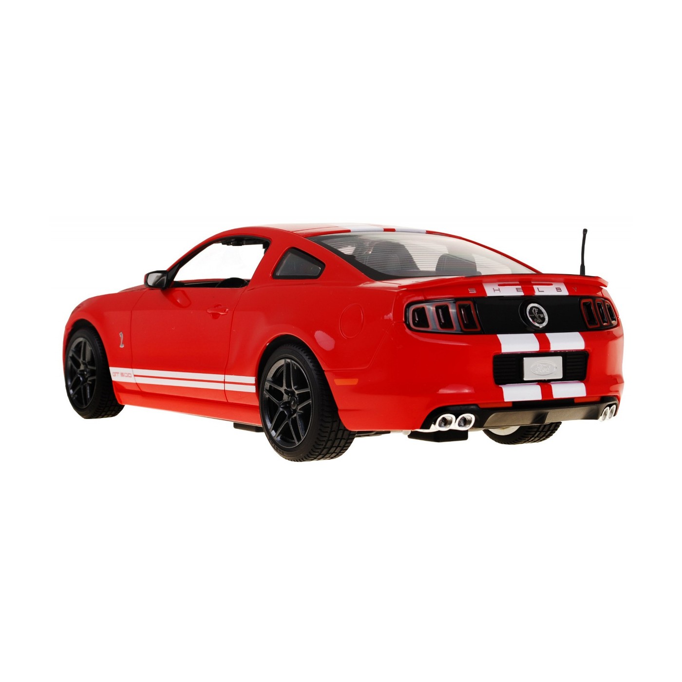Ford Shelby Mustang GT500 červený RASTAR model 1:14 Diaľkovo ovládané auto + ovládač