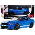 Ford Shelby Mustang GT500 modrý RASTAR model 1:14 Diaľkovo ovládané auto + ovládač