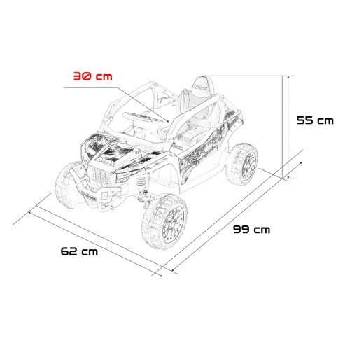 Kawasaki TERYX KRX1000 Buggy Červená