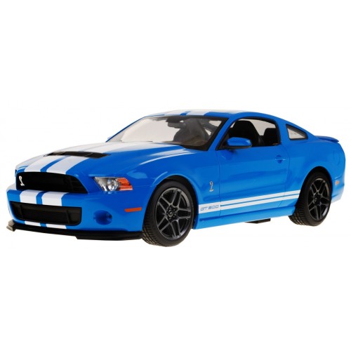Ford Shelby Mustang GT500 modrý RASTAR model 1:14 Diaľkovo ovládané auto + ovládač