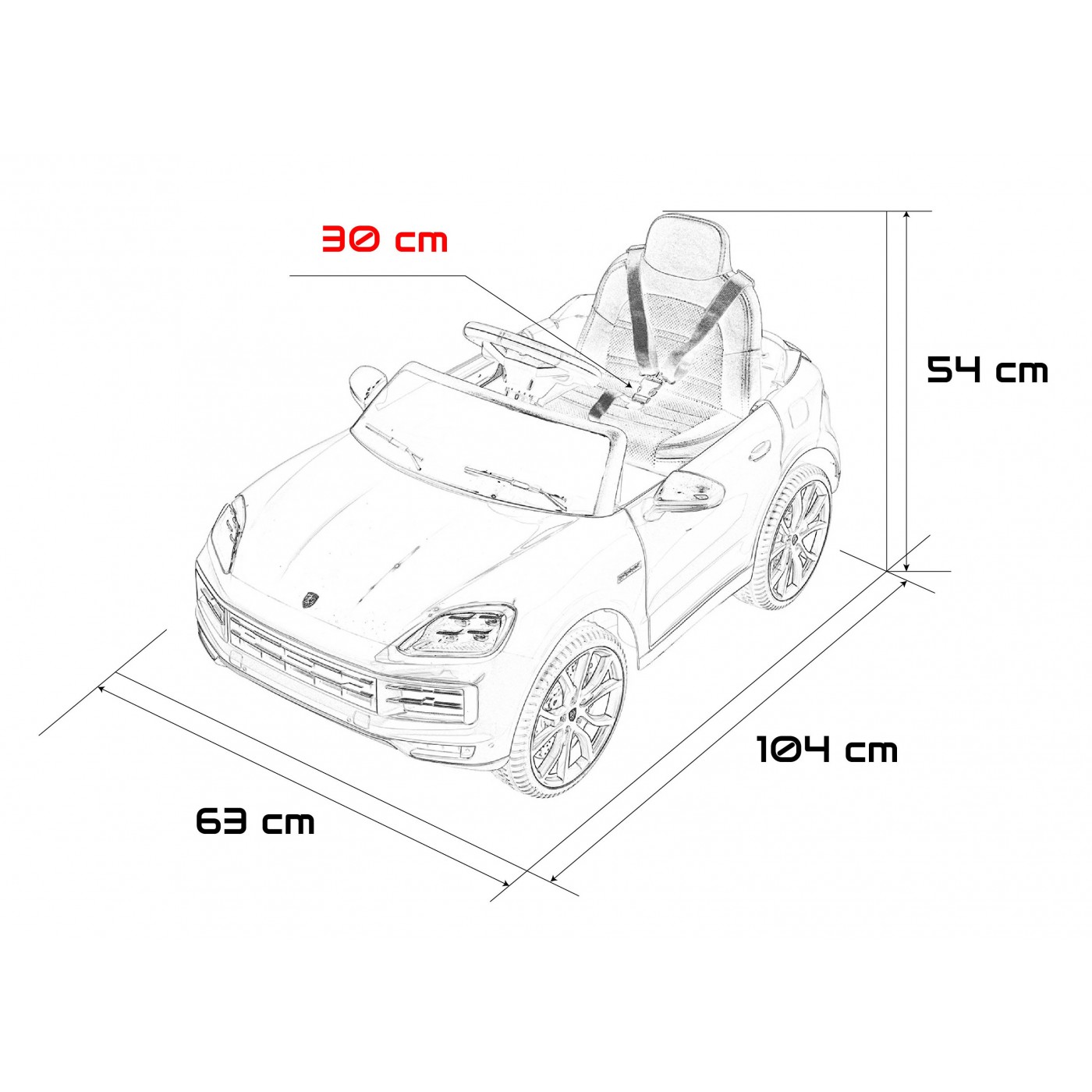 Vozidlo Porsche Cayenne White