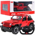 Jeep Wrangler Rubicon červený RASTAR model 1:14 Diaľkovo ovládané auto + ovládač 2,4 GHz