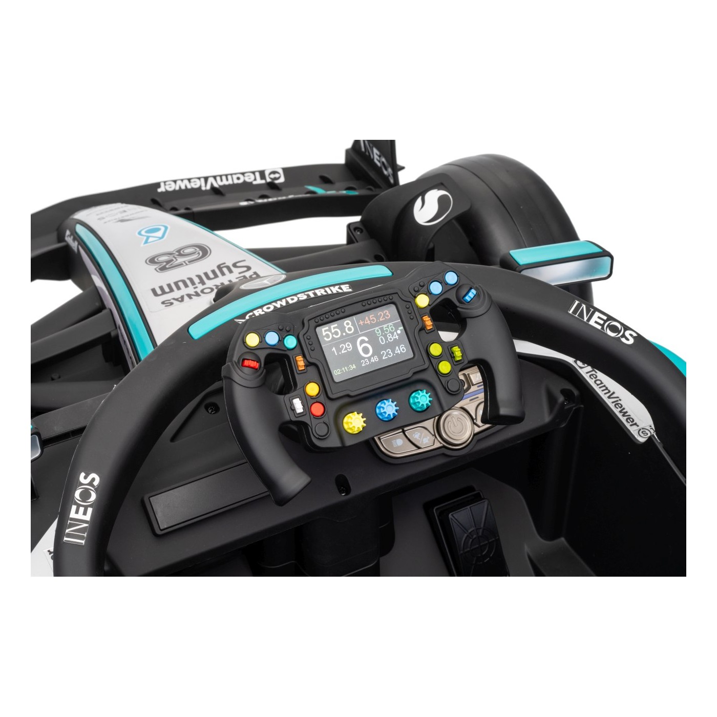 Vozidlo AMG PETRONAS F1 Čierne pretekárske auto