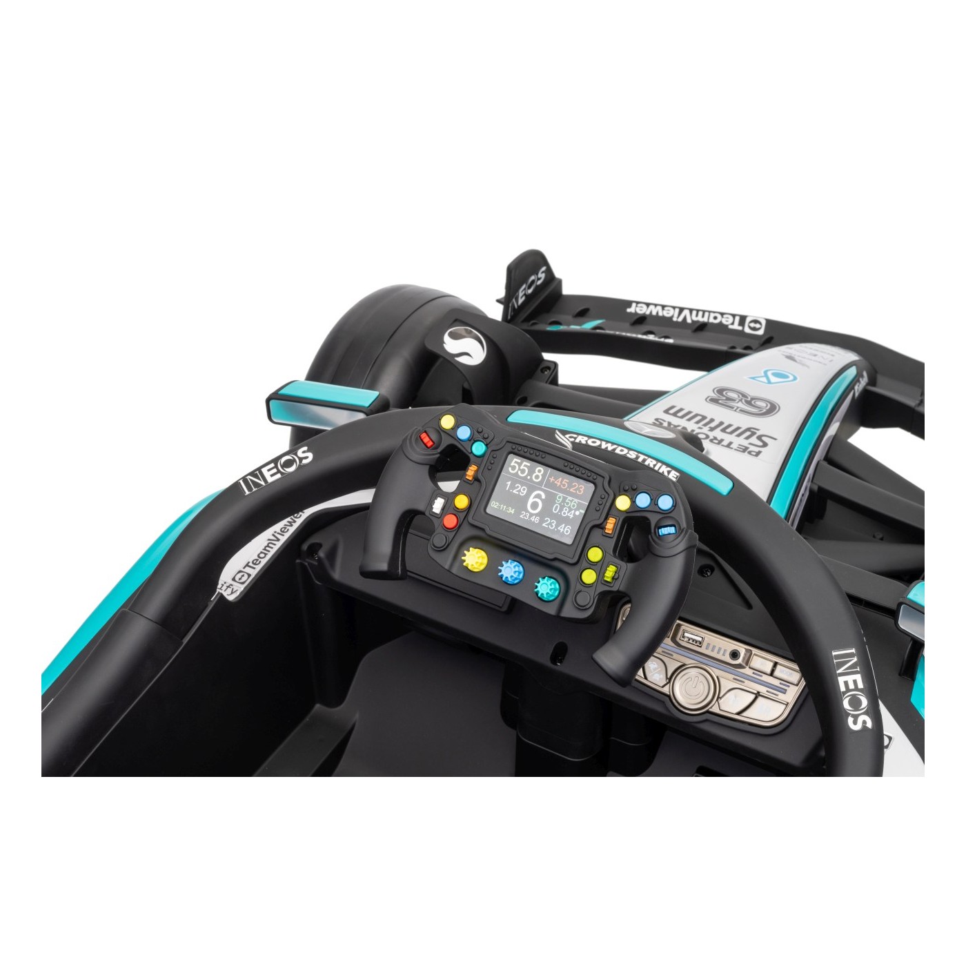 Vozidlo AMG PETRONAS F1 Čierne pretekárske auto