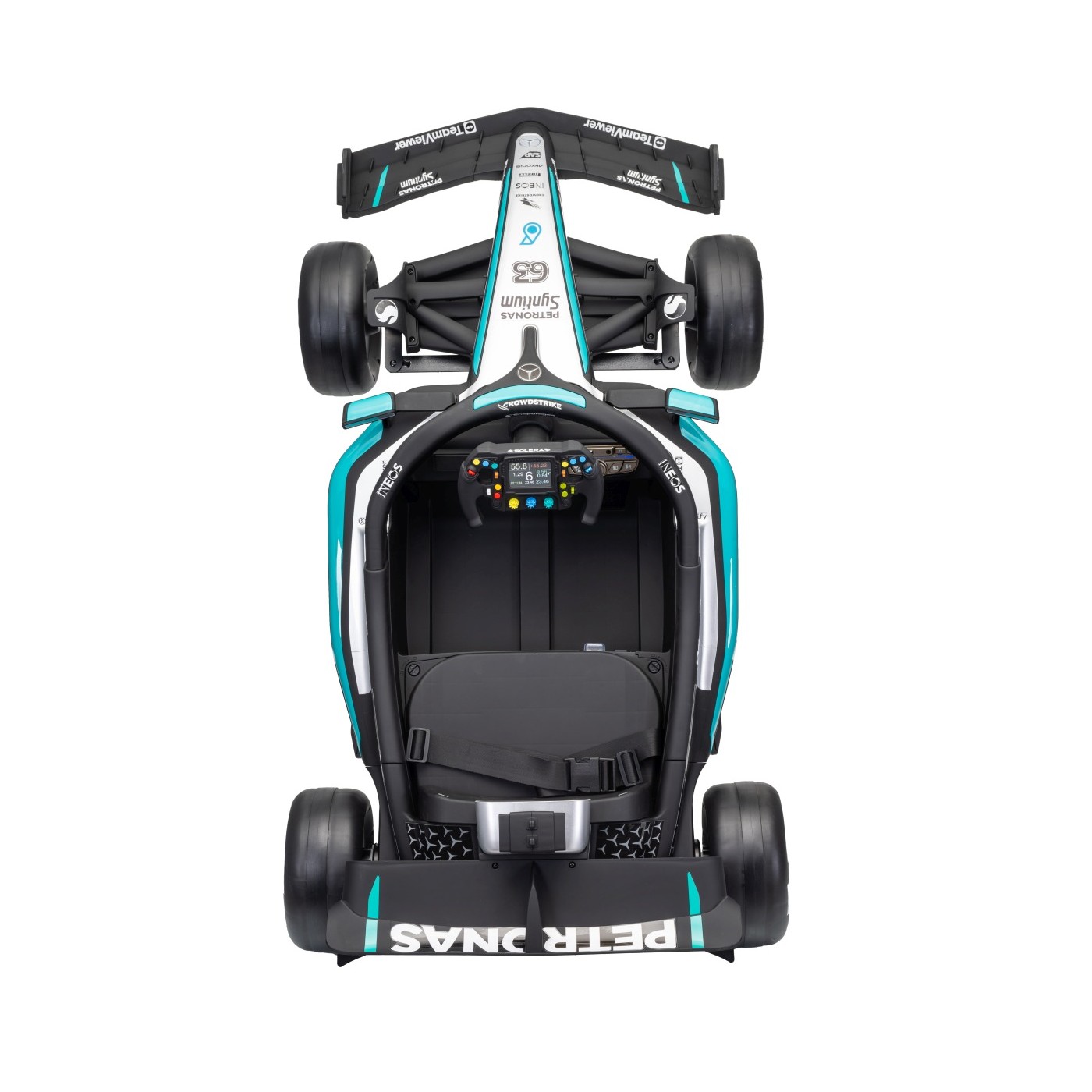 Vozidlo AMG PETRONAS F1 Čierne pretekárske auto