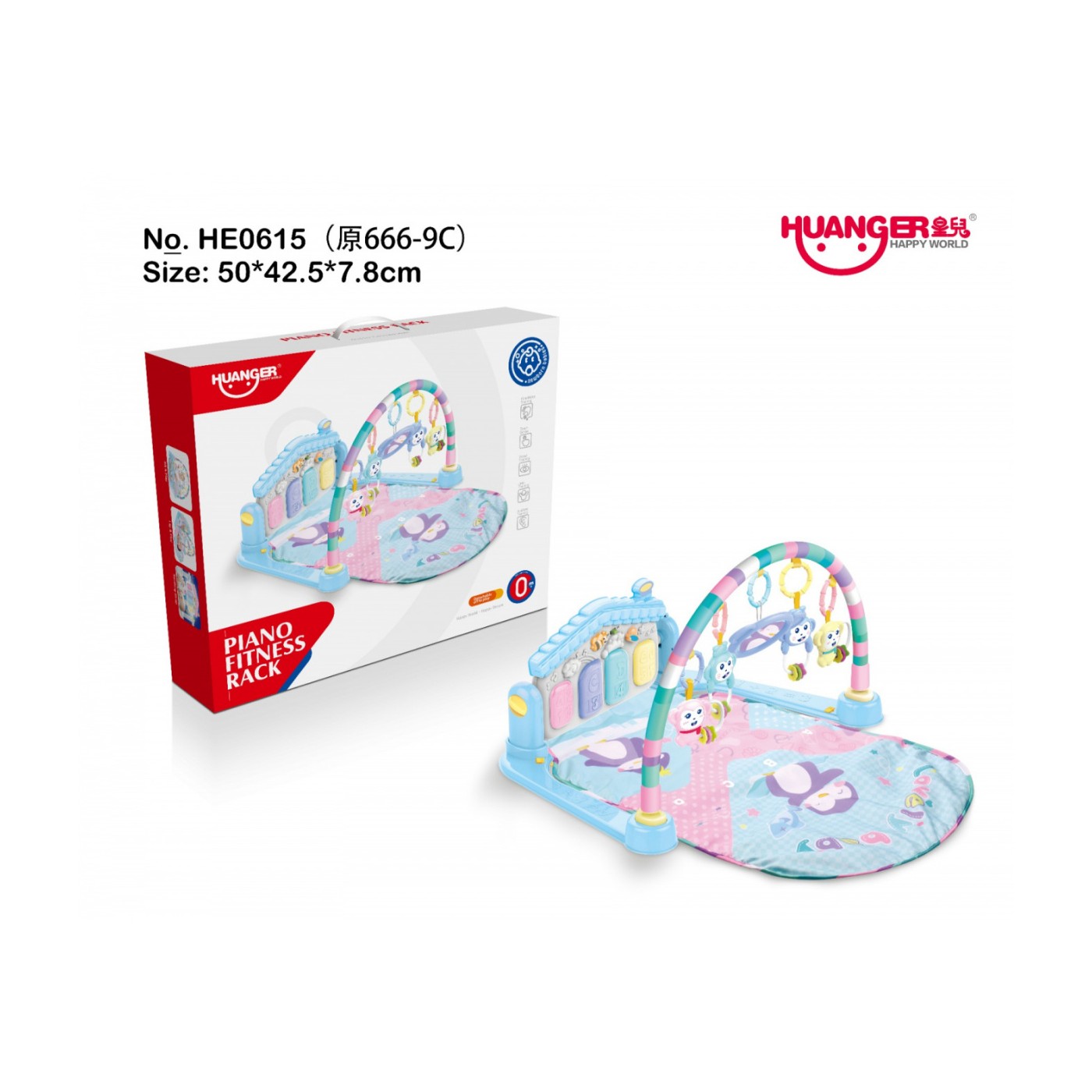 Pastelová Interaktívna Podložka Pre Najmenších