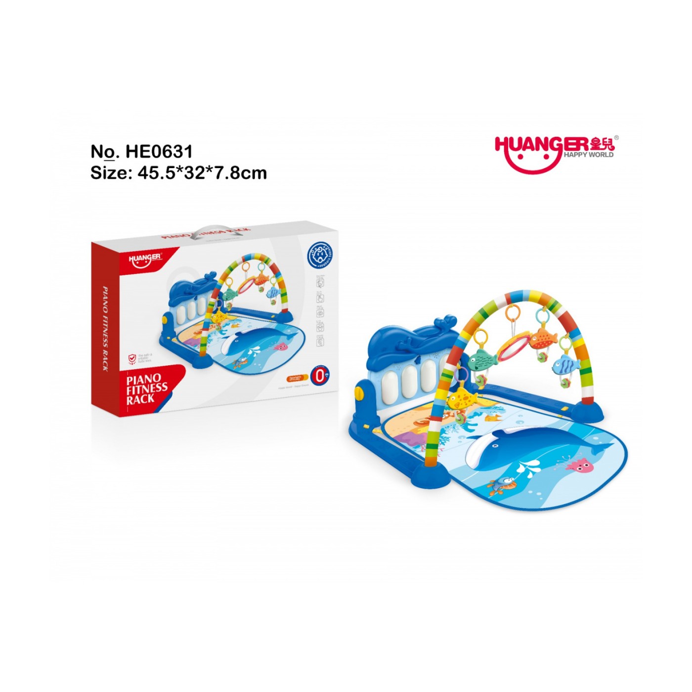 Podložka Pre Najmenších Modrá Morská