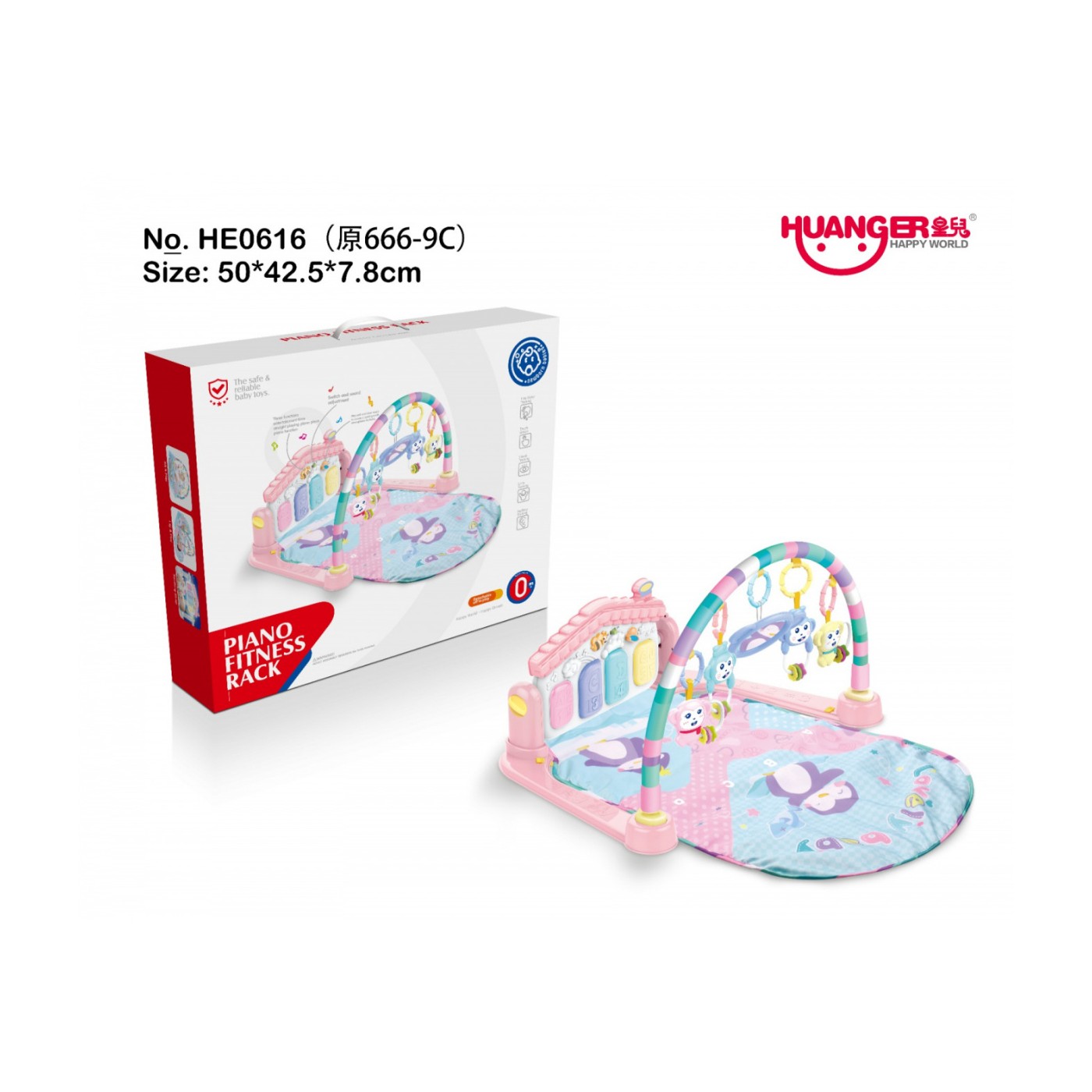 Senzorická Podložka pre deti Pastelové farby