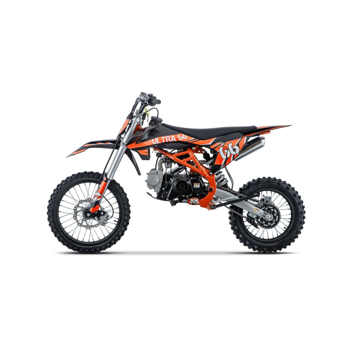 Spaľovací motor vozidla ULTRA 66 125cc oranžový