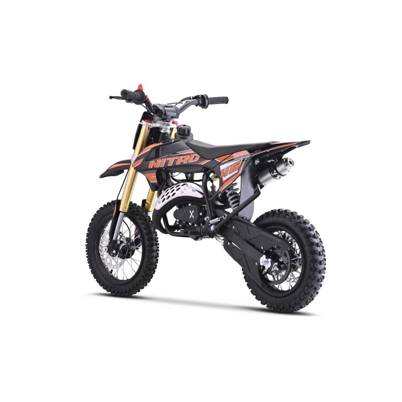 Spaľovací motor NITRO 60cc oranžovej farby pre vozidlo