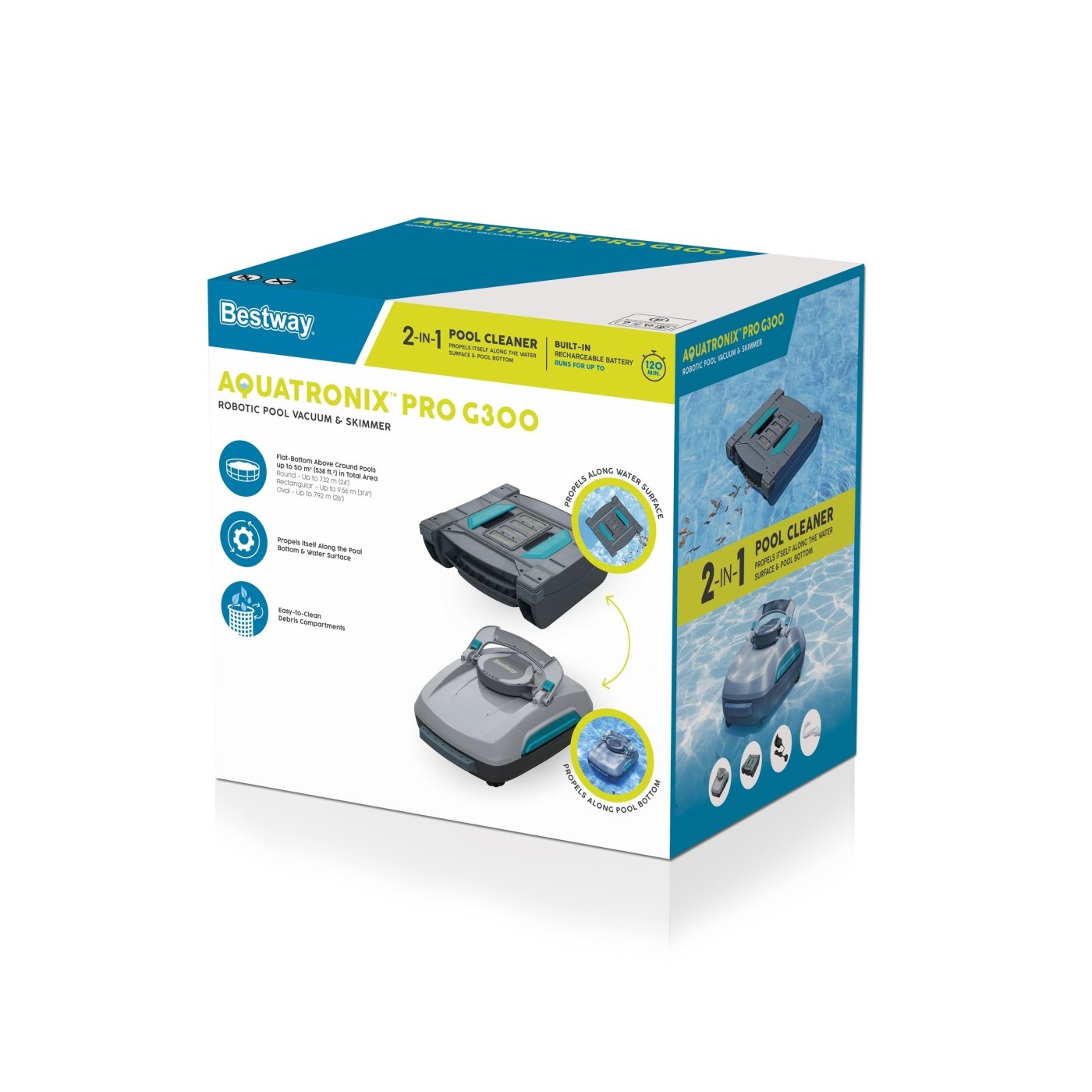 Vysávač a odpeňovač 2 v 1 AQUATRONIX PRO G300 BESTWAY