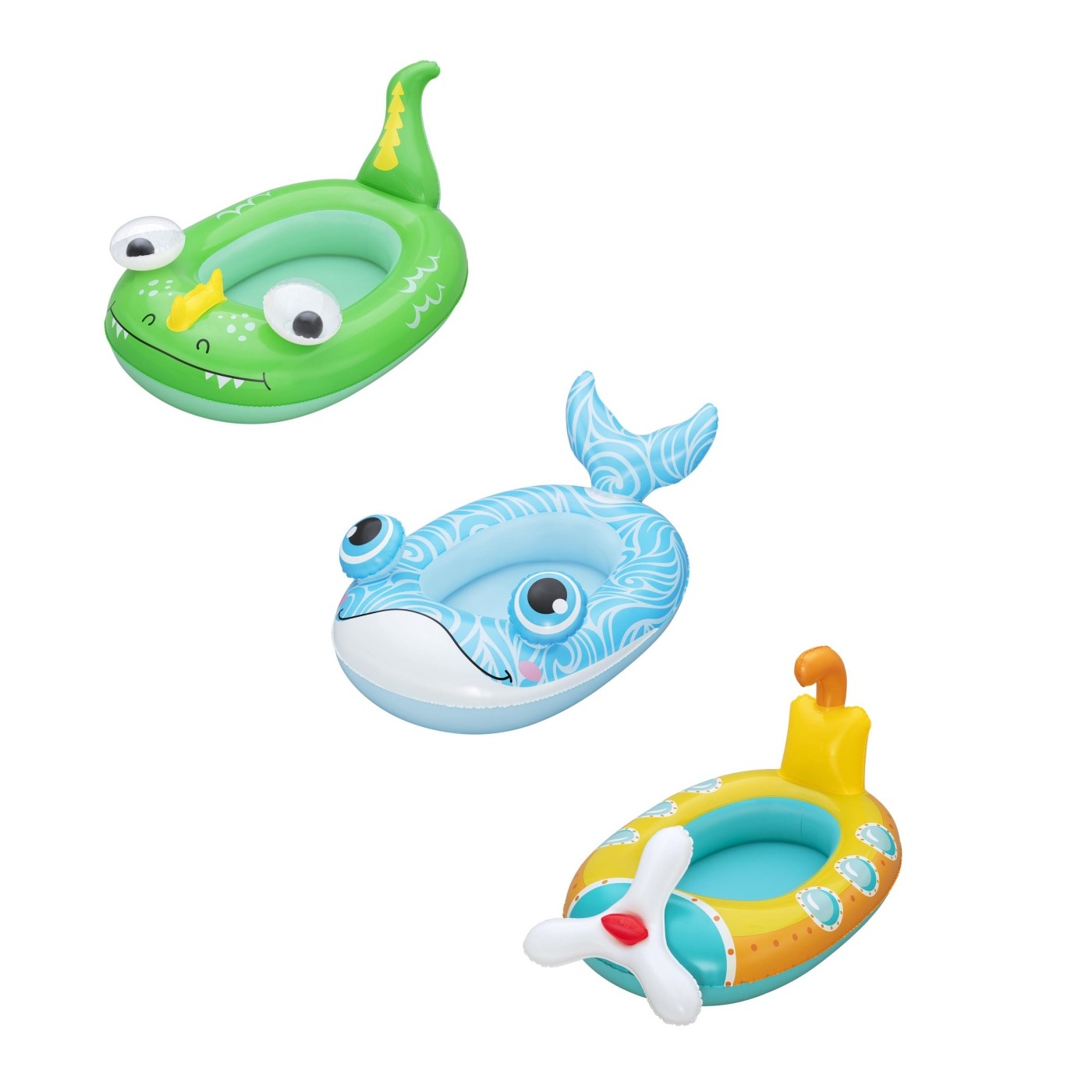 Zelený pontón Dino 108 x 65 cm Bestway